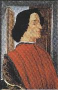 Sandro Botticelli Portrait of Giuliano de'Medici (mk36) Sweden oil painting artist